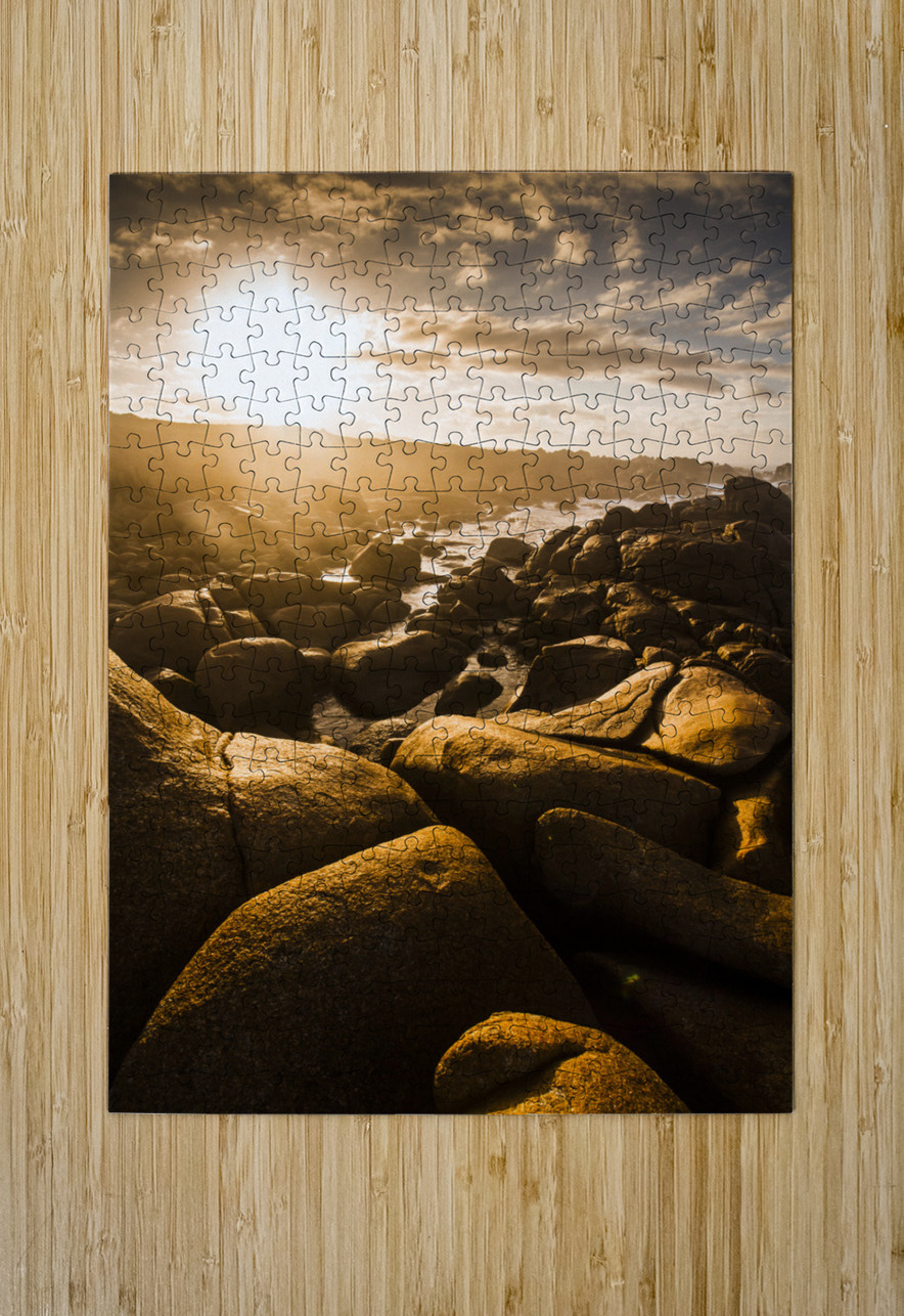 Sun bleached Australia beach Jorgo Puzzle printing