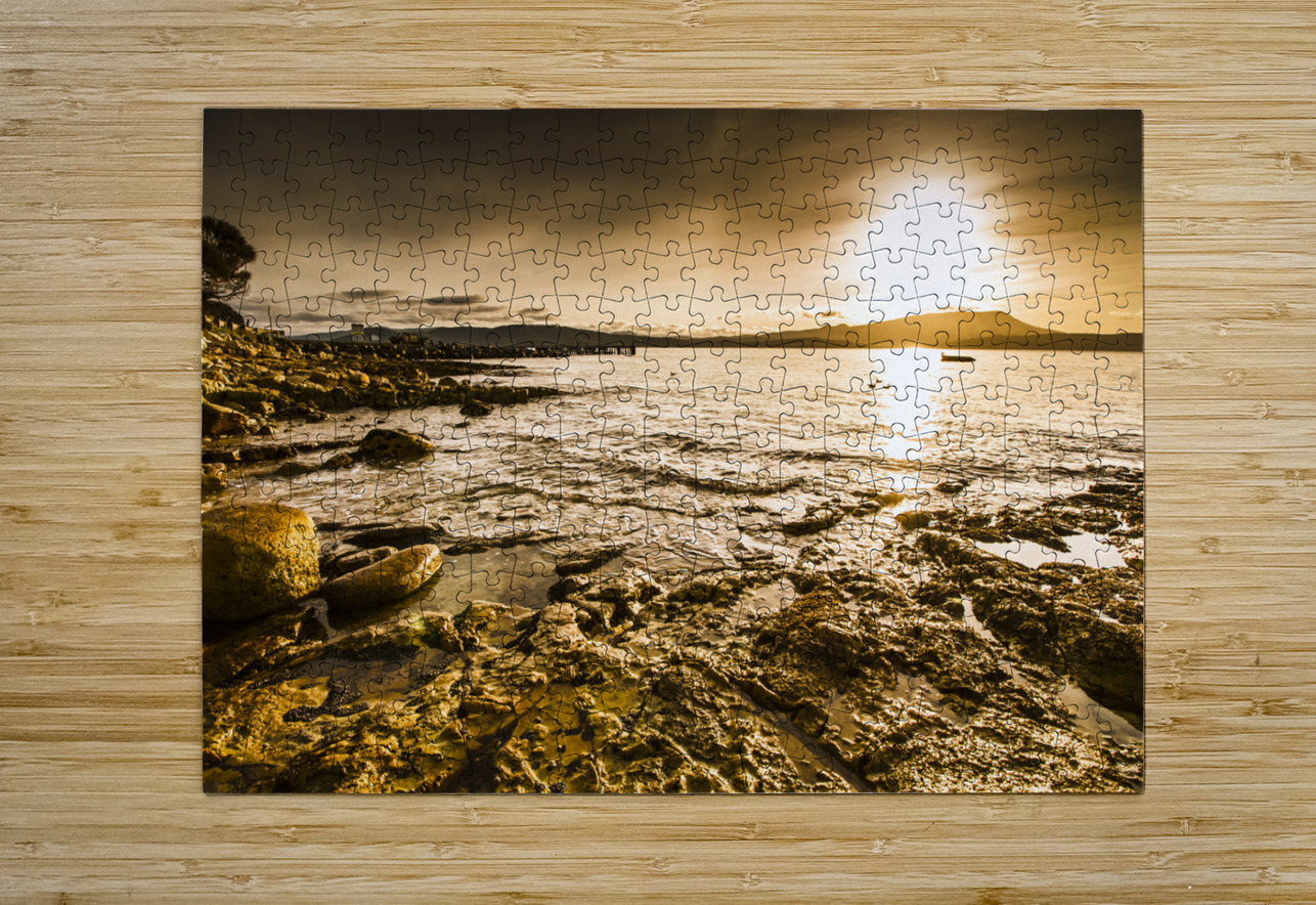 Atmospheric dusk seascape Jorgo Puzzle printing
