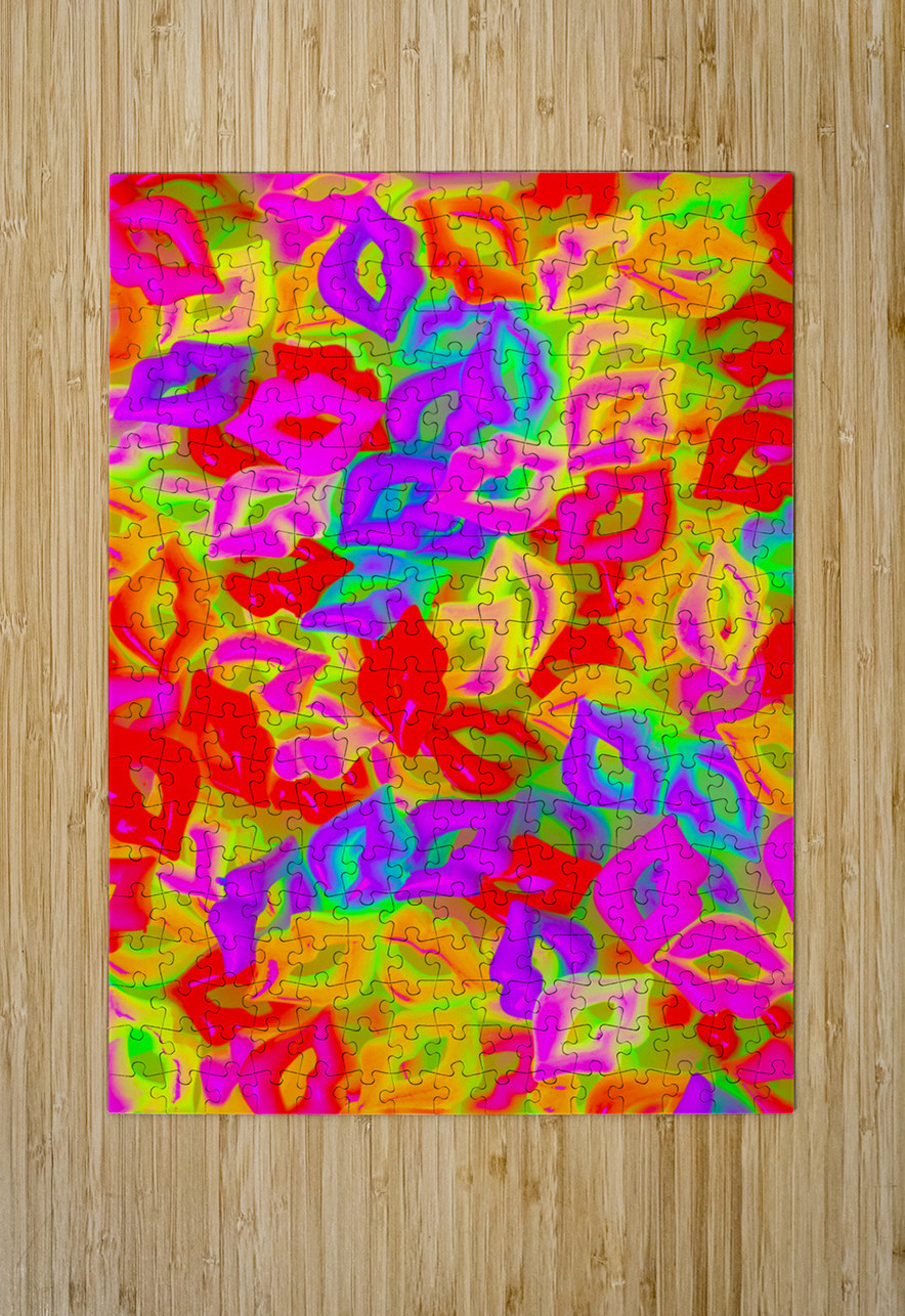 Neon love Jorgo Puzzle printing