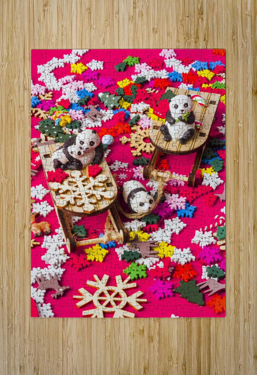 Christmas Pandas Jorgo Puzzle printing