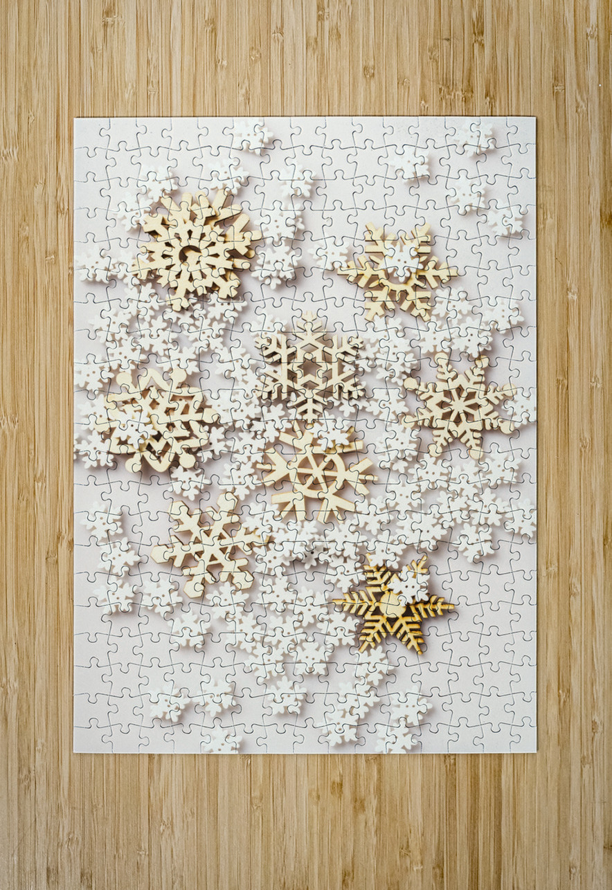 Snowflake winters Jorgo Puzzle printing
