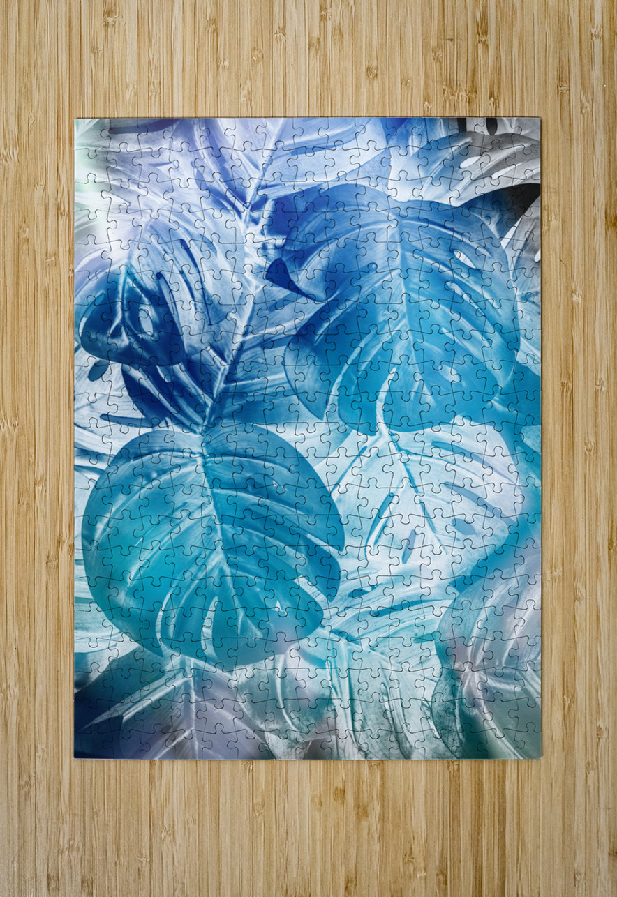 Tropical blue Jorgo Puzzle printing