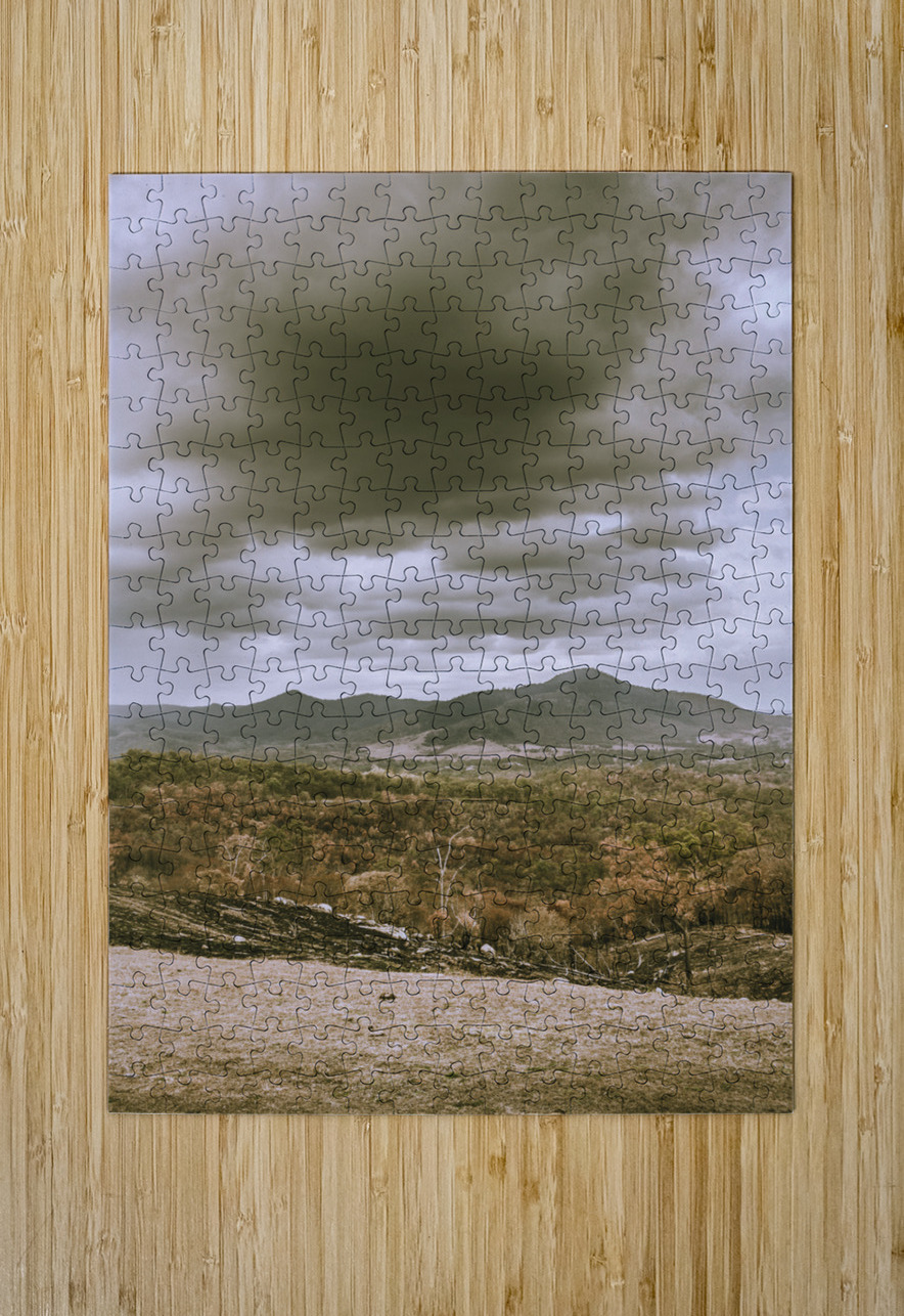 Dramatic cloudshadows over Mt Perry Queensland Jorgo Puzzle printing