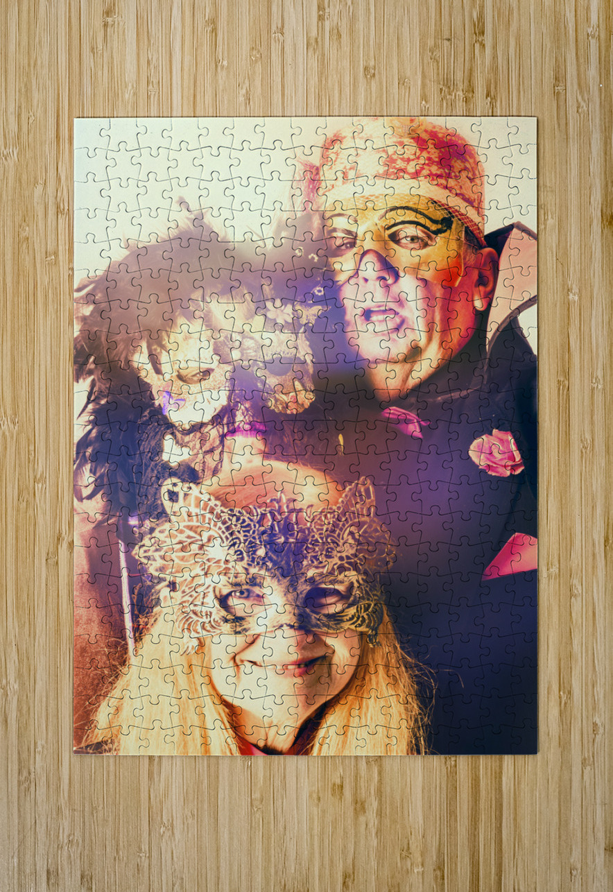 Masquerading in masks Jorgo Puzzle printing