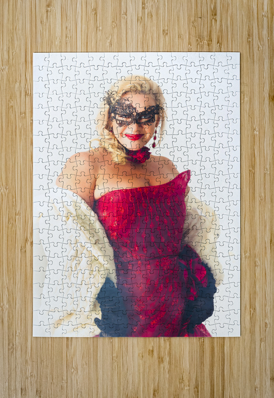 Modern masquerade beauty Jorgo Puzzle printing