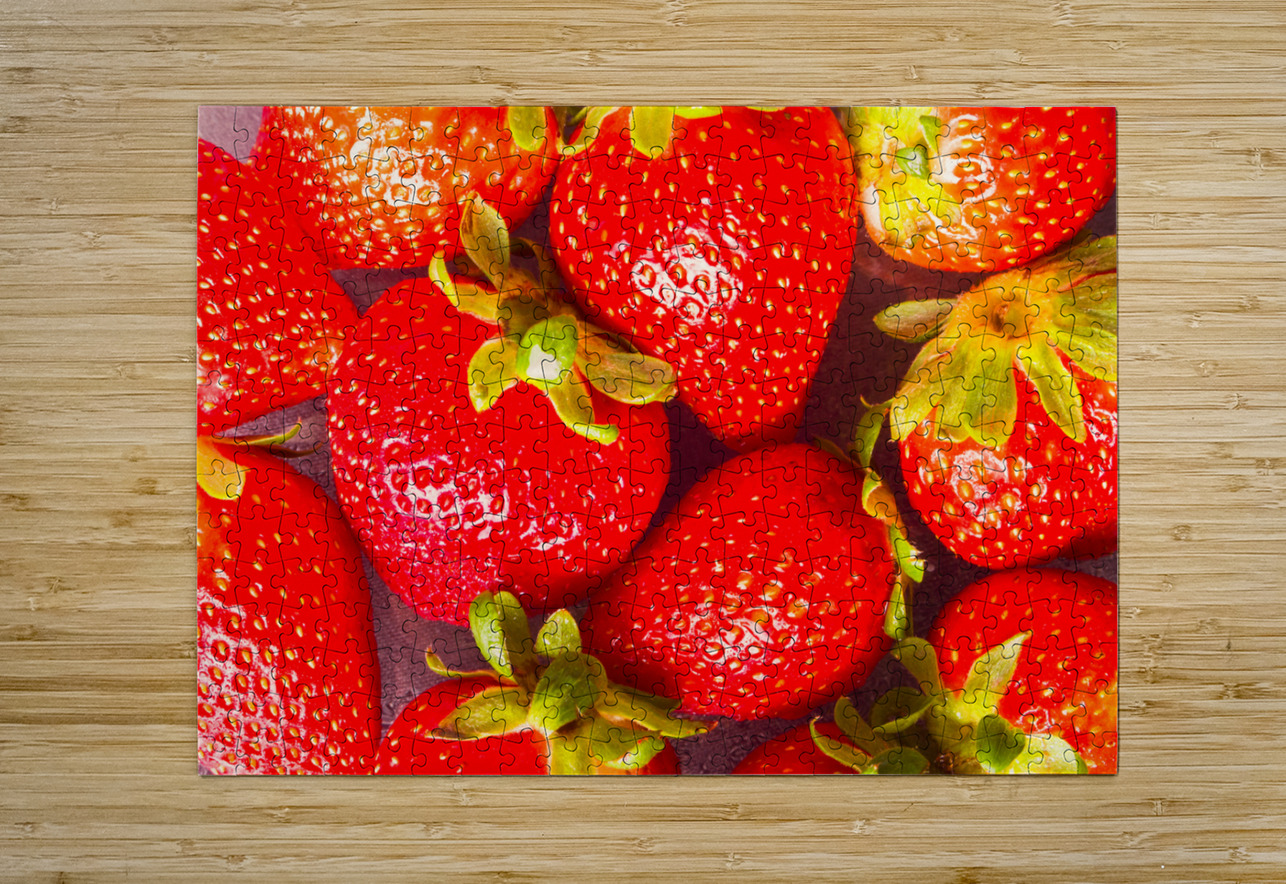 Vibrant fresh strawberries Jorgo Puzzle printing