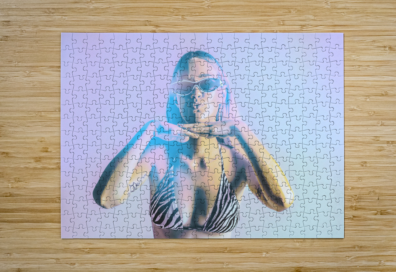 Beach Babe Pop Art Jorgo Puzzle printing