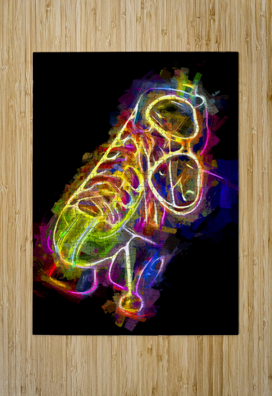 Night Disco At The Roller Rink Jorgo Puzzle printing