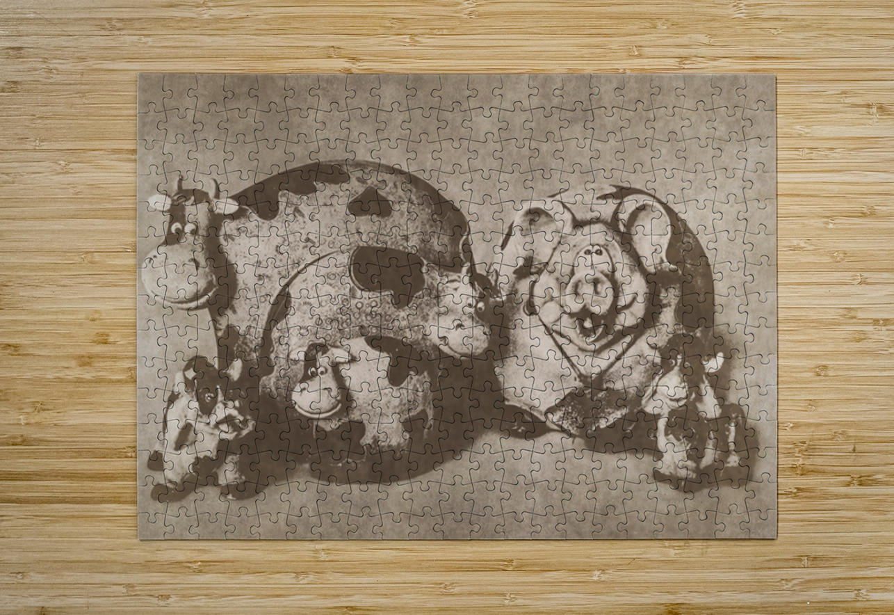 Old Figurine Farm Jorgo Puzzle printing
