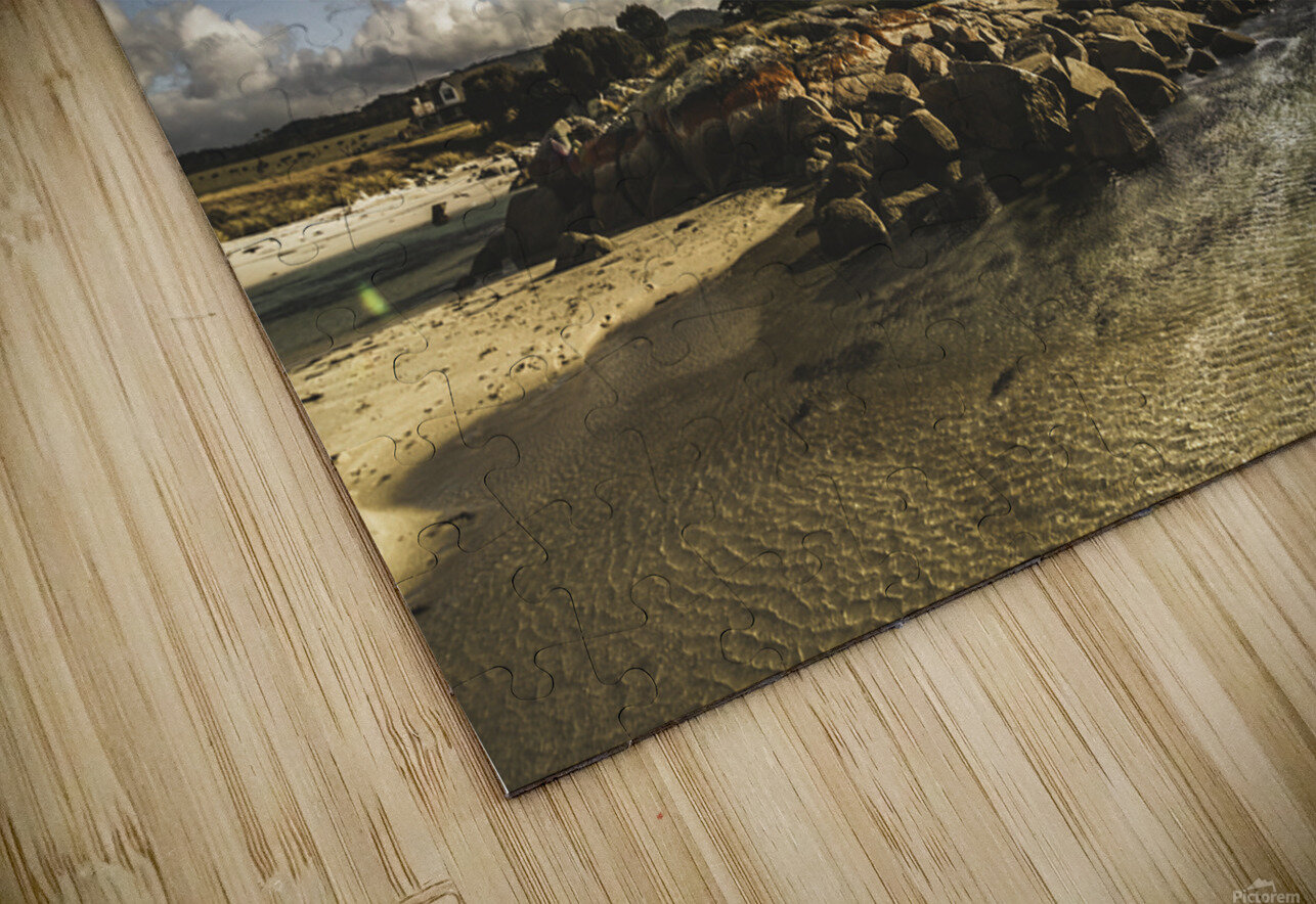 Smoke like clouds on The Bay Of Fires Jorgo Puzzle