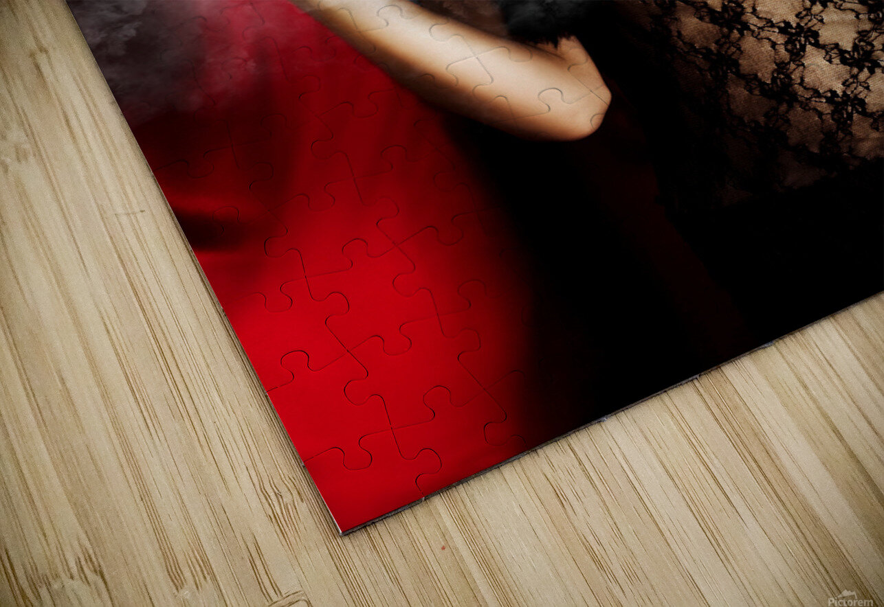 Hot Female Fire Dancer Jorgo Puzzle