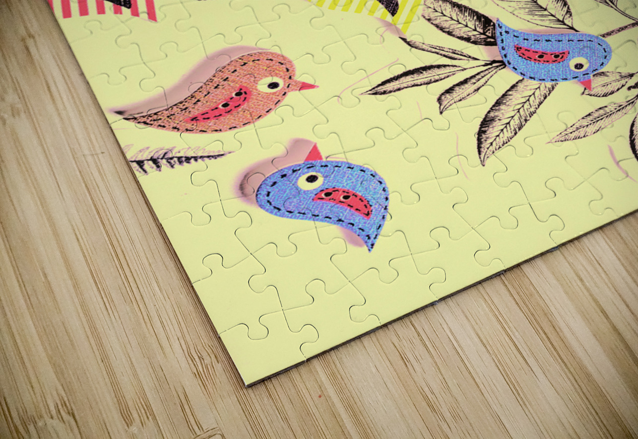 Button bird aviary Jorgo Puzzle