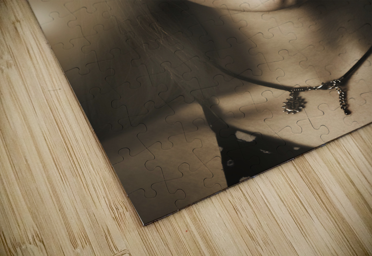 Beautiful party woman at luxury night ball Jorgo Puzzle