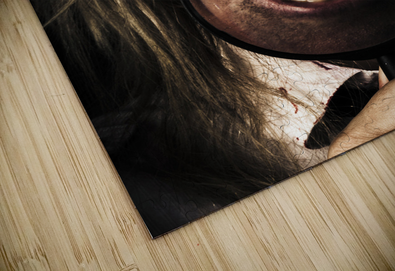 Dark and scary horror face. Evil laugh Jorgo Puzzle