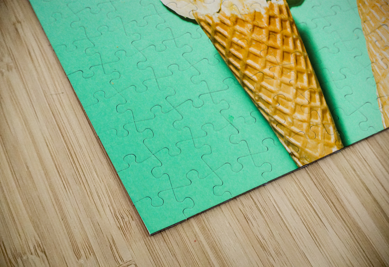Waffle cones with fresh banana Jorgo Puzzle