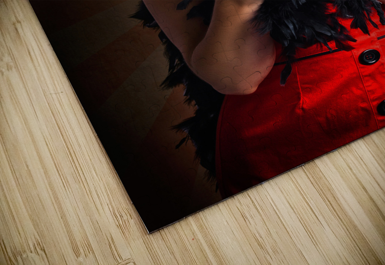 Vintage Woman Eating Popcorn At Movie Premiere Jorgo Puzzle