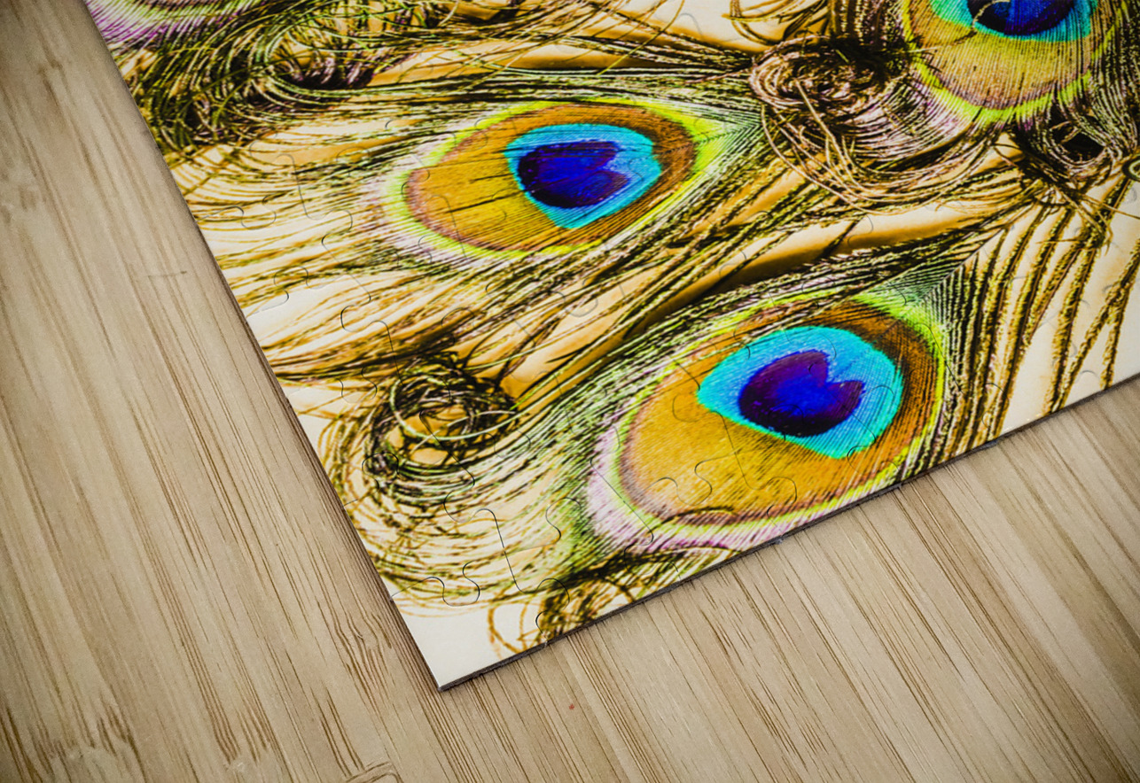 Peacock feathers still life Jorgo Puzzle