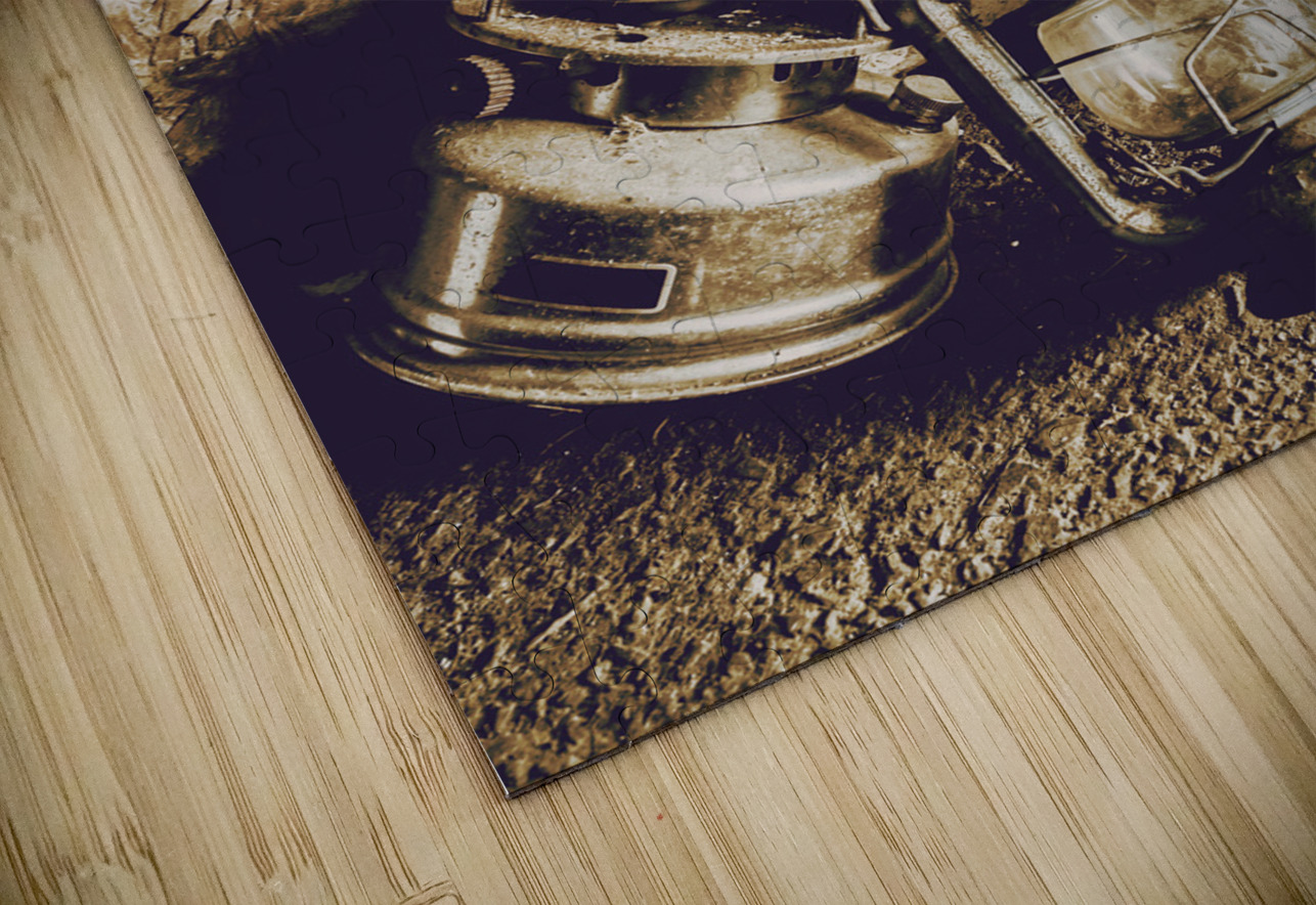 Closeup Of Antique Oil Lamps Jorgo Puzzle