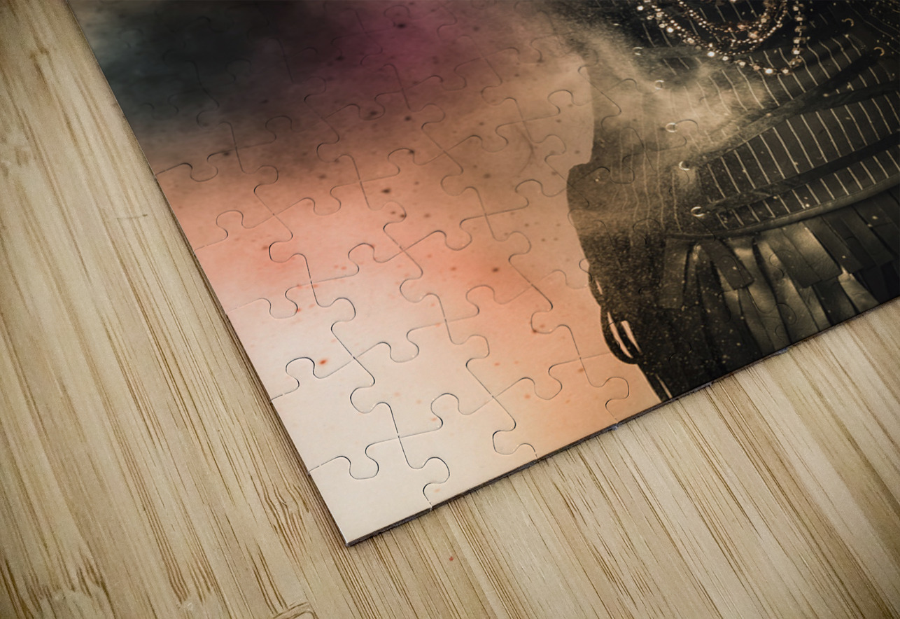 Magical jester casting a medieval spell Jorgo Puzzle