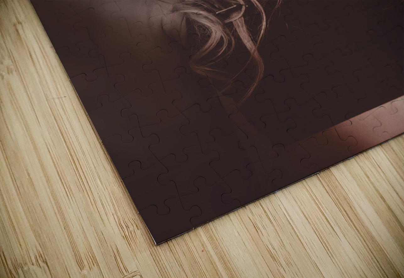 Beautiful blond army pinup girl smoking cigarette Jorgo Puzzle