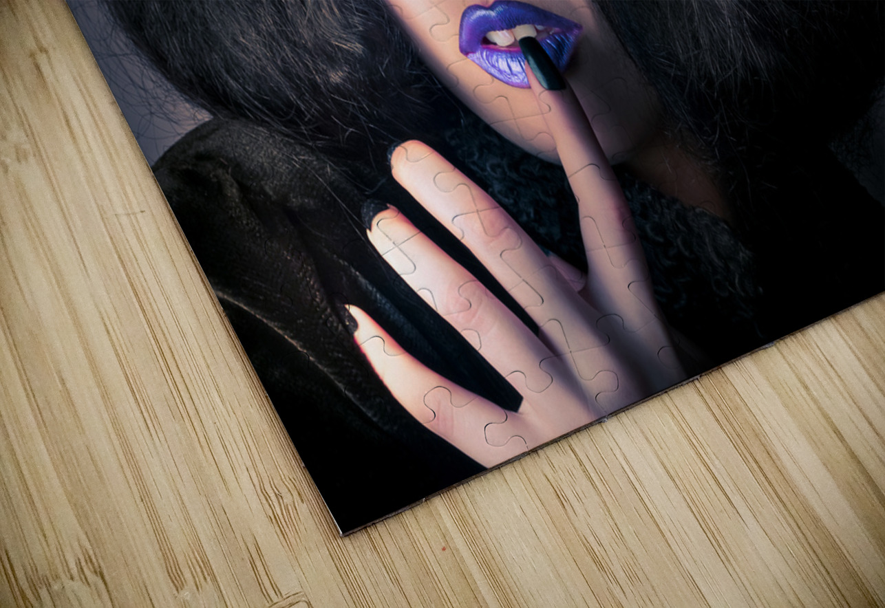 Beautiful high fashion woman in creative makeup Jorgo Puzzle