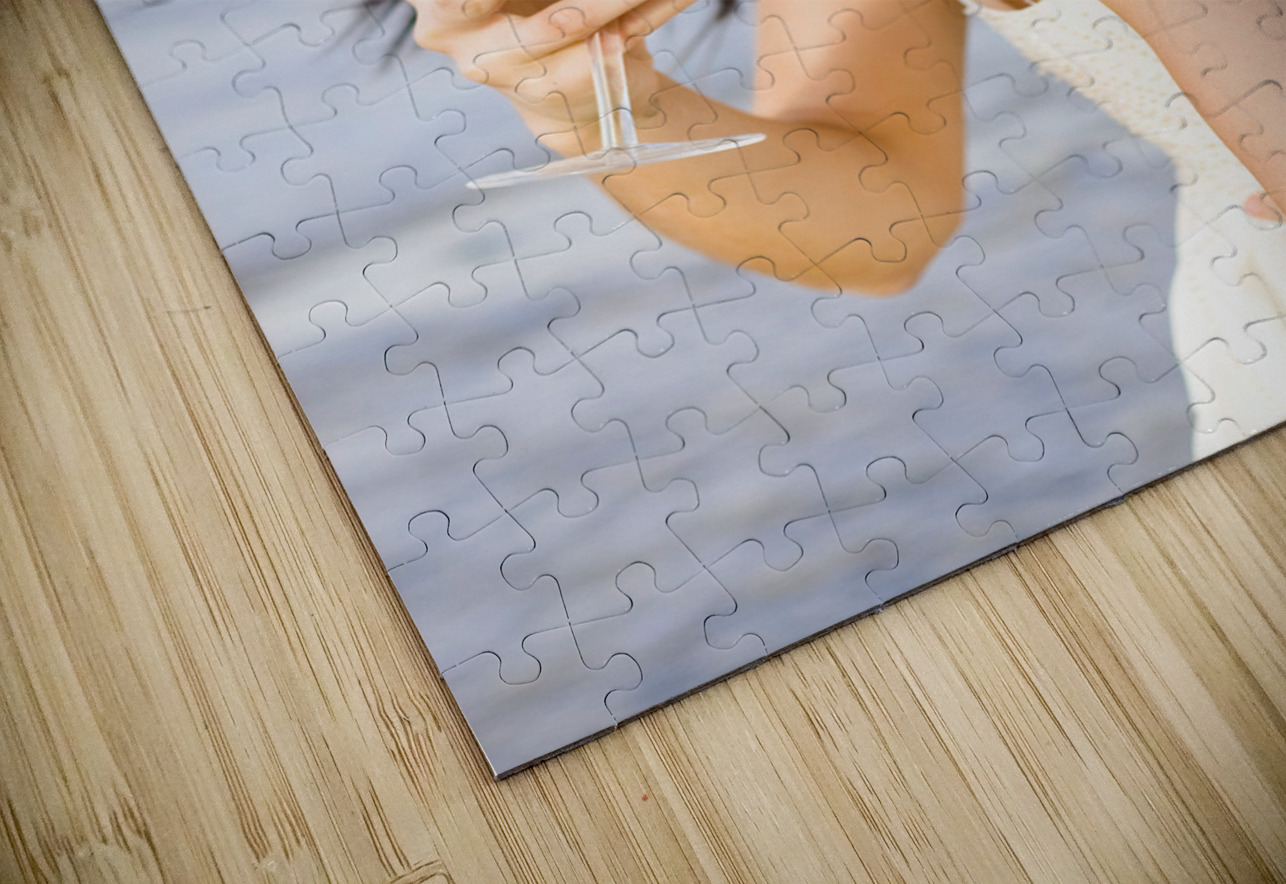 Woman Holding Star Fish Cocktail Jorgo Puzzle