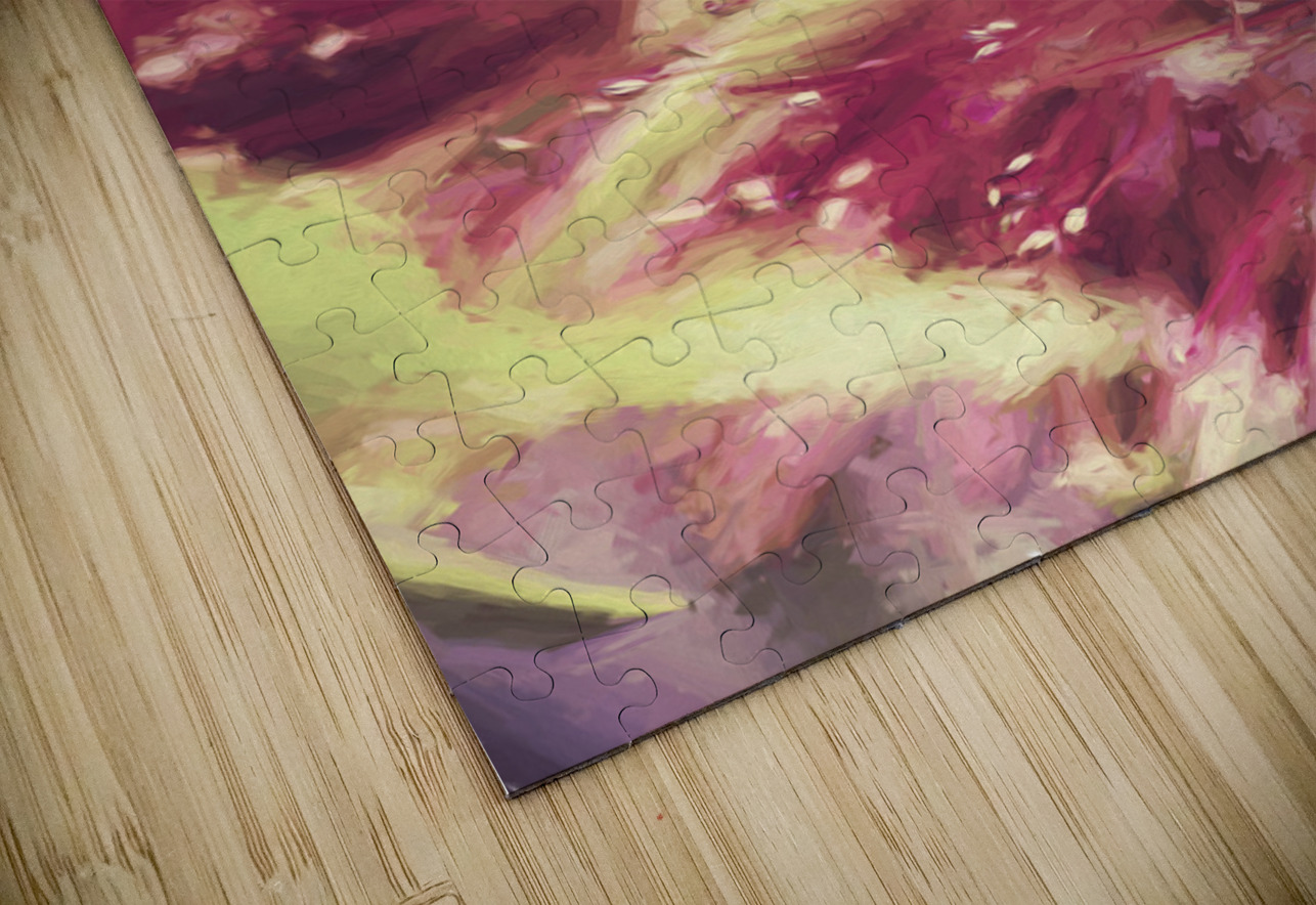 Bottle Brush flower species digital painting Jorgo Puzzle