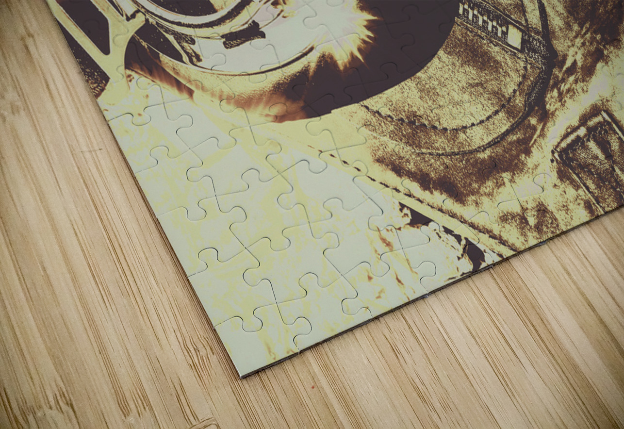 Retro pilots still life Jorgo Puzzle