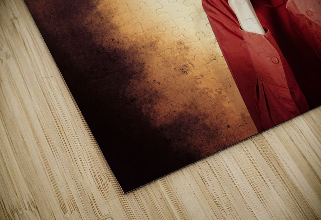 Nerd business man shouting out in fear of a bomb Jorgo Puzzle