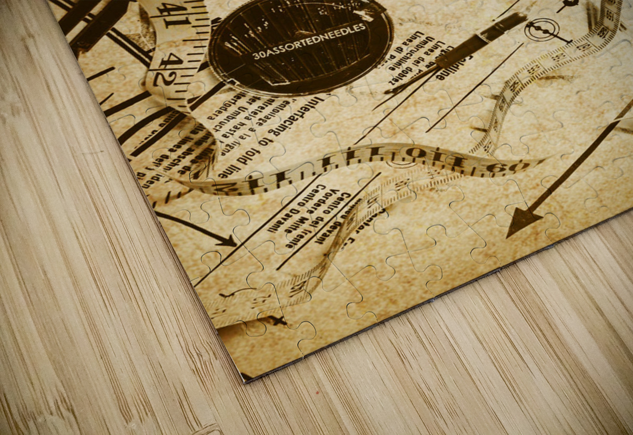 In fashion of vintage sewing Jorgo Puzzle