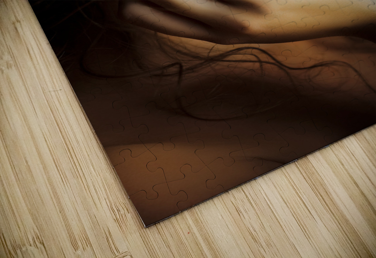 Woman with beautiful wavy hair Jorgo Puzzle