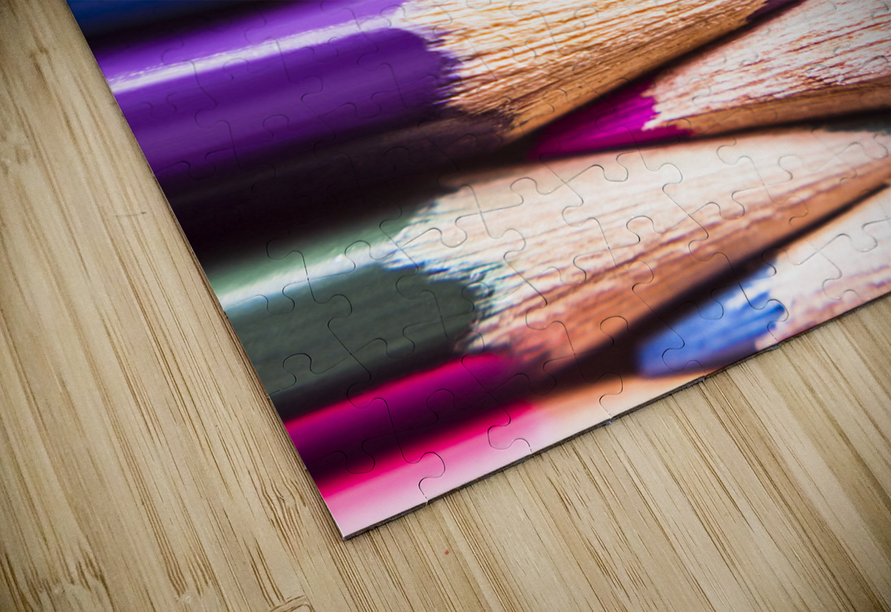 Macro coloured pencil crossover Jorgo Puzzle