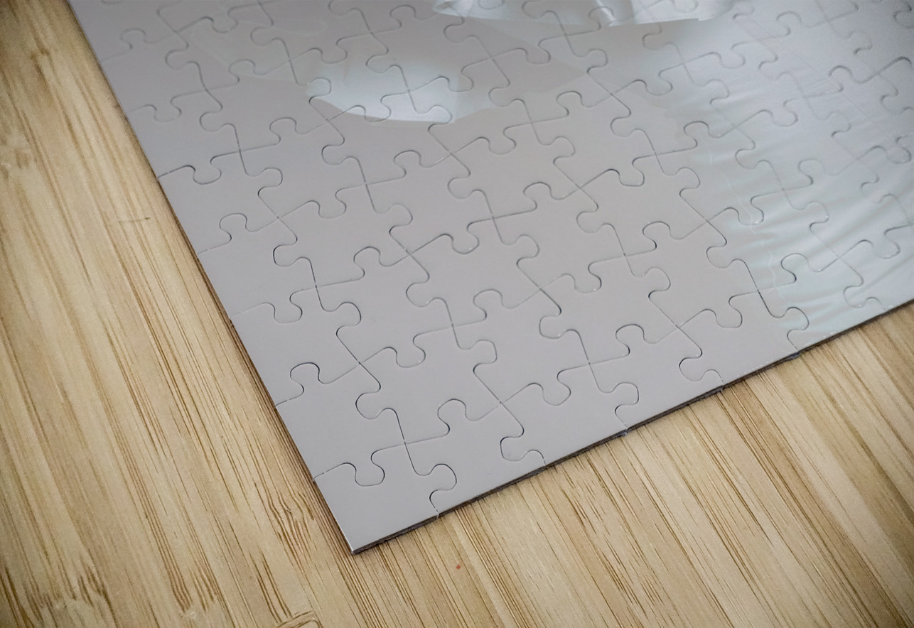 Mystery woman in blue dress and black choker Jorgo Puzzle