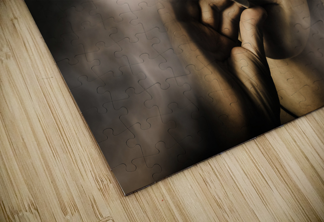 Steampunk welder smoking cigarette Jorgo Puzzle