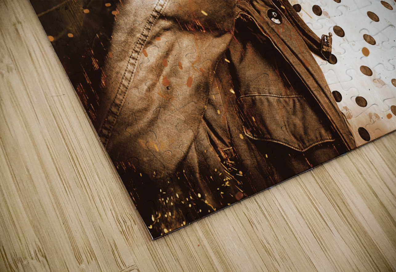 Tough pin up soldier Jorgo Puzzle