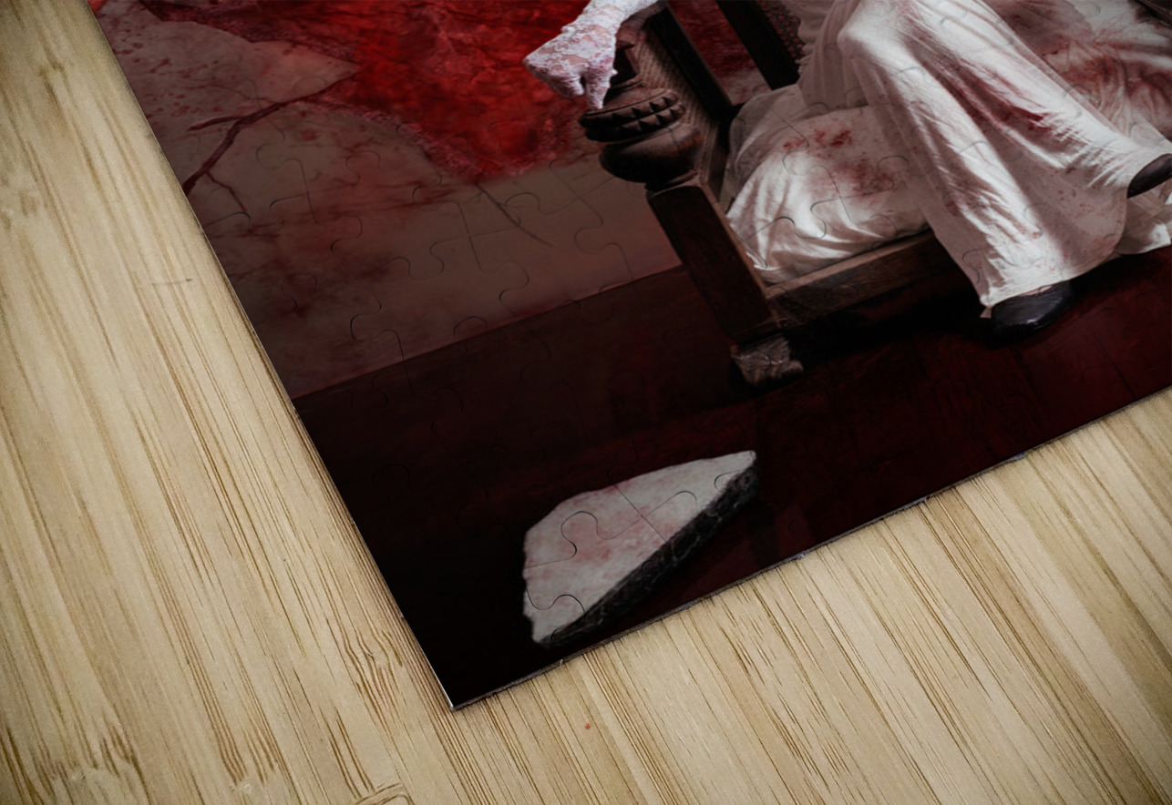 Halloween fine art portrait. Young vampire woman  Jorgo Puzzle