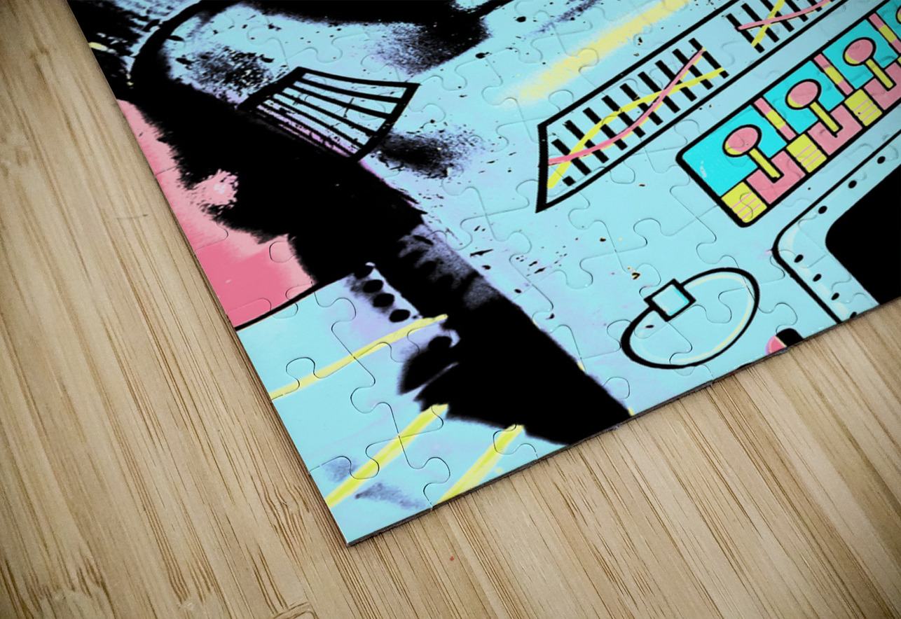 Retro robot reanimation Jorgo Puzzle