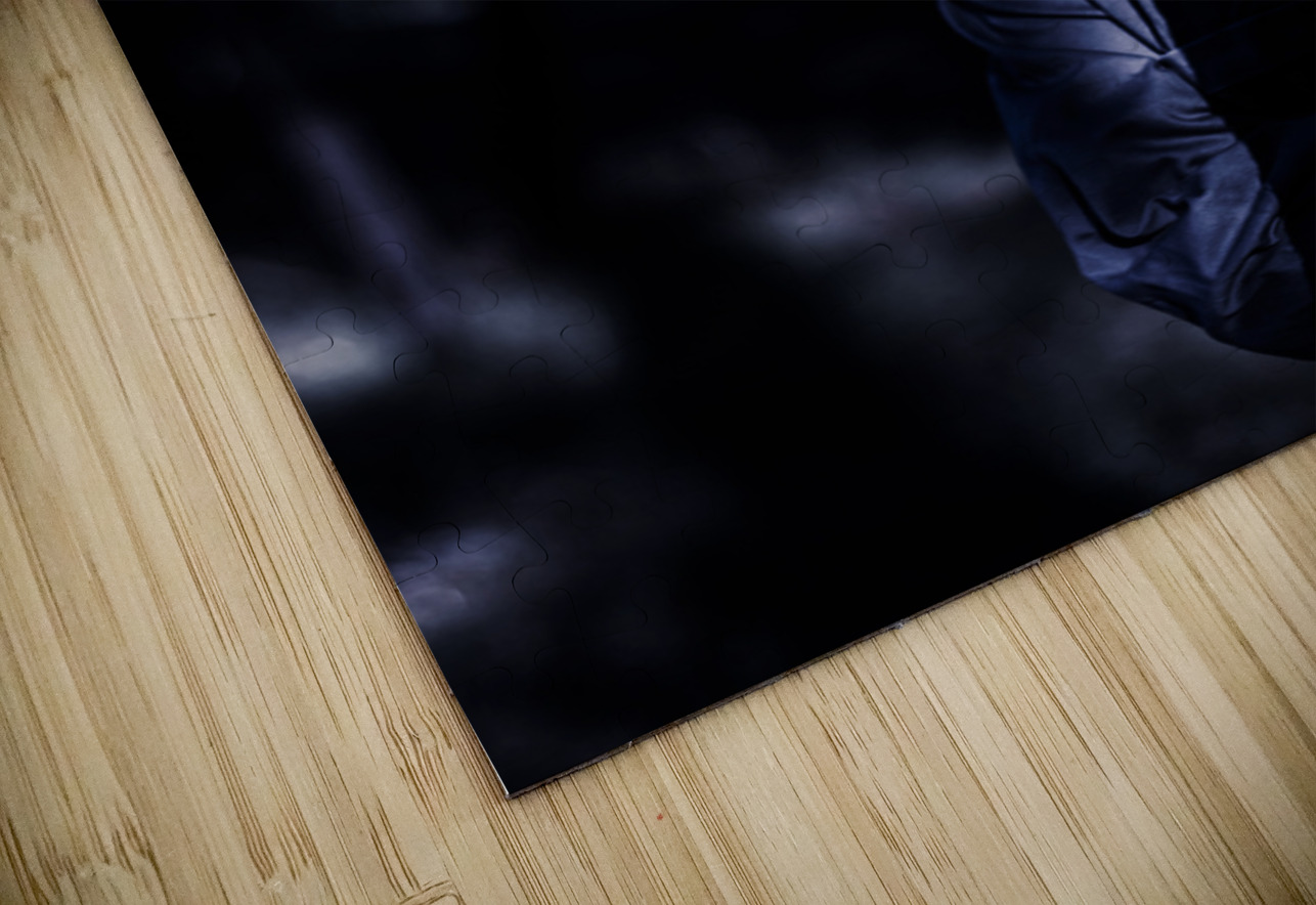 Dark evil zombie watching from horror forest Jorgo Puzzle