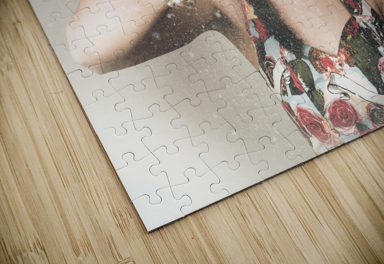 Retro pin up poster girl. Wash and clean service Jorgo Puzzle