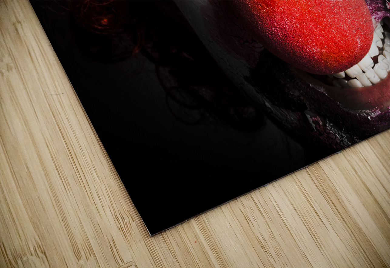 scary and evil clown smiling in dark spooky style Jorgo Puzzle