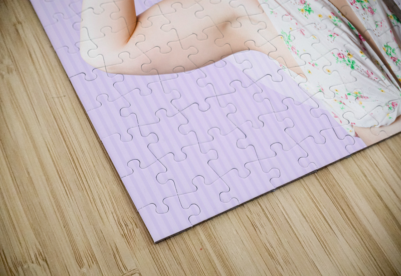 Classic 50s Pinup Girl Combing Hair Style Jorgo Puzzle