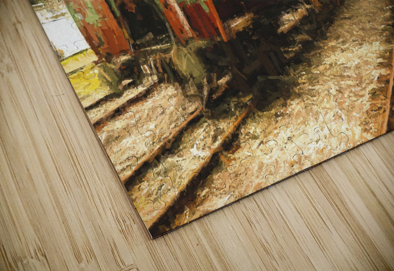 Tasmania West Coast Wilderness Train Art Jorgo Puzzle