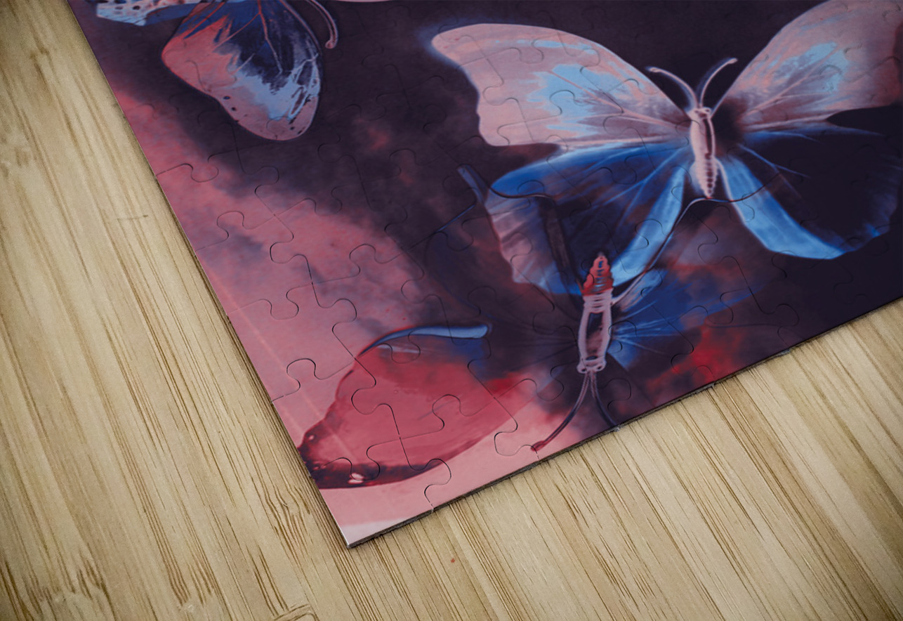 Artistic colorful butterfly design Jorgo Puzzle