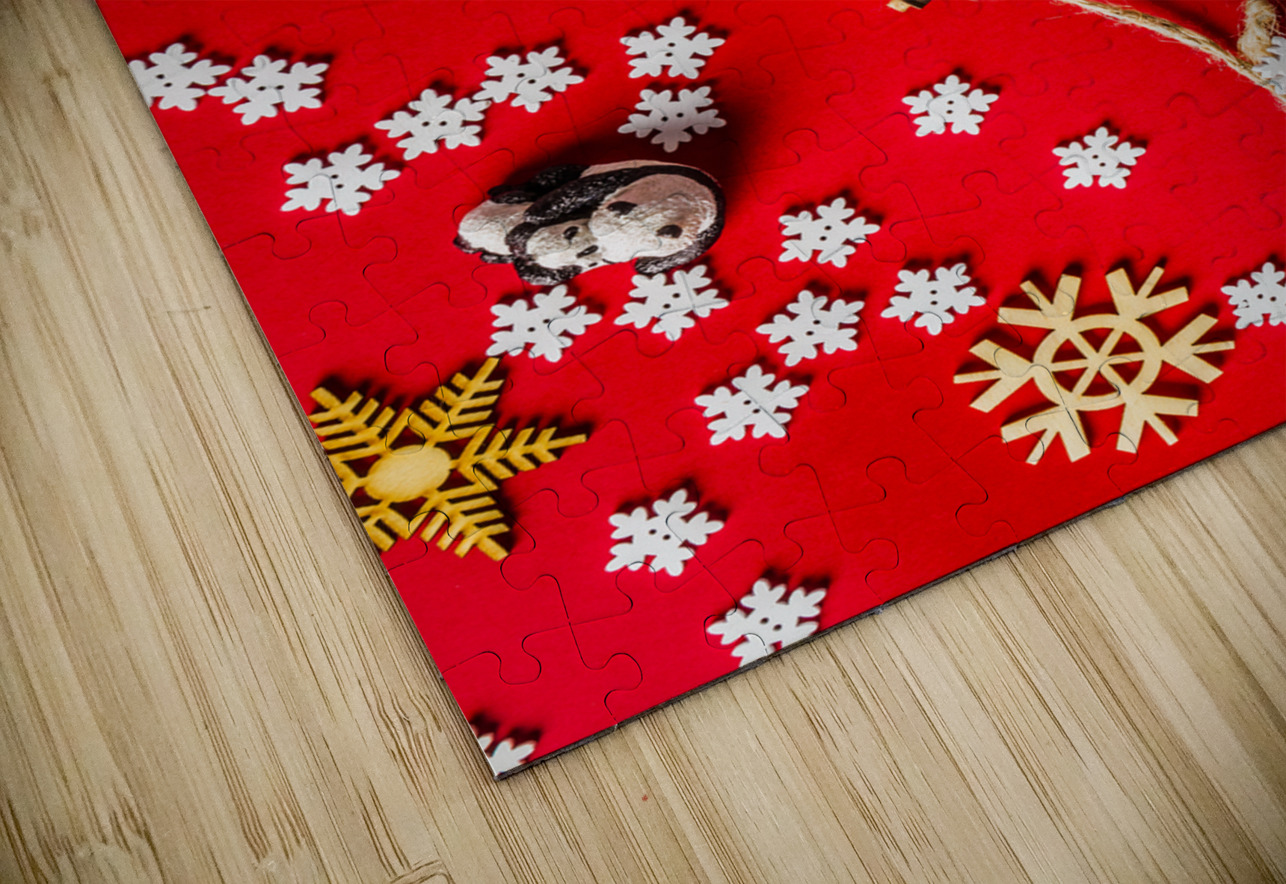 With sleds and snowflakes Jorgo Puzzle