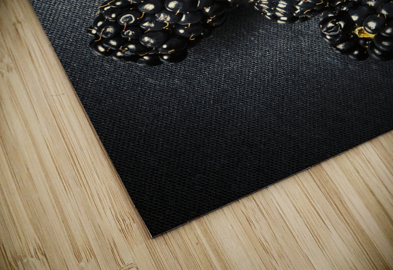 Blackberries on black Jorgo Puzzle