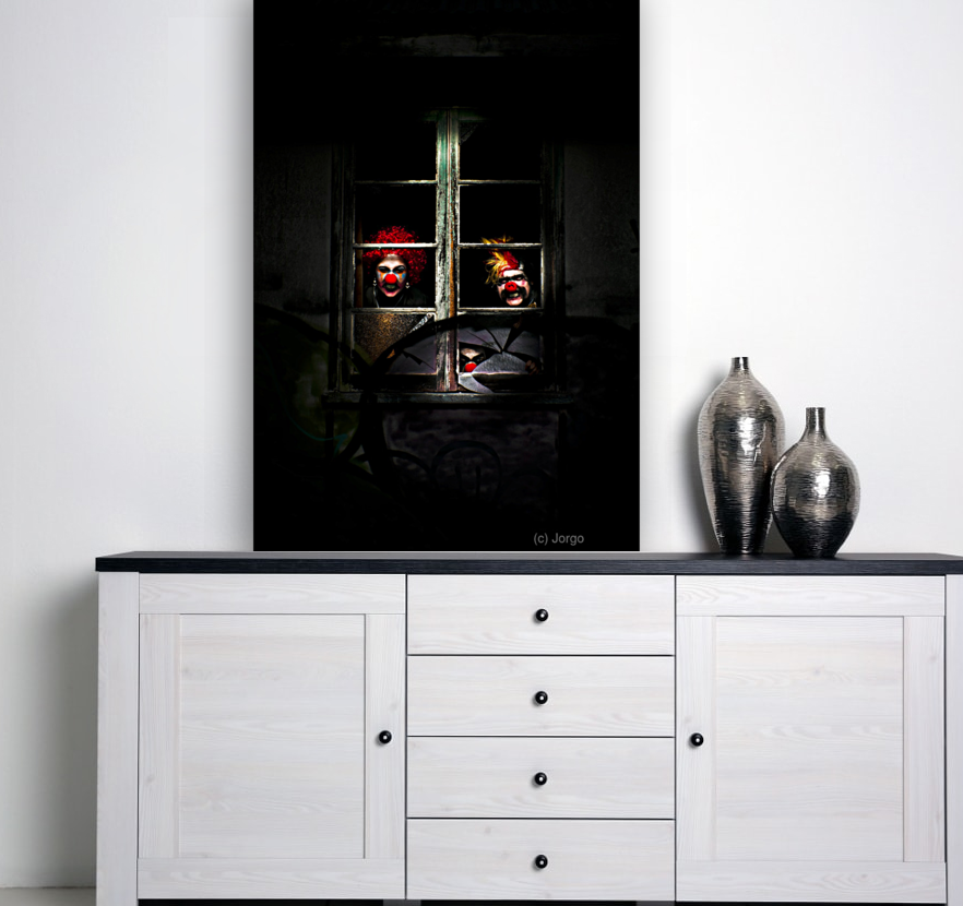 Haunted Clown House Art