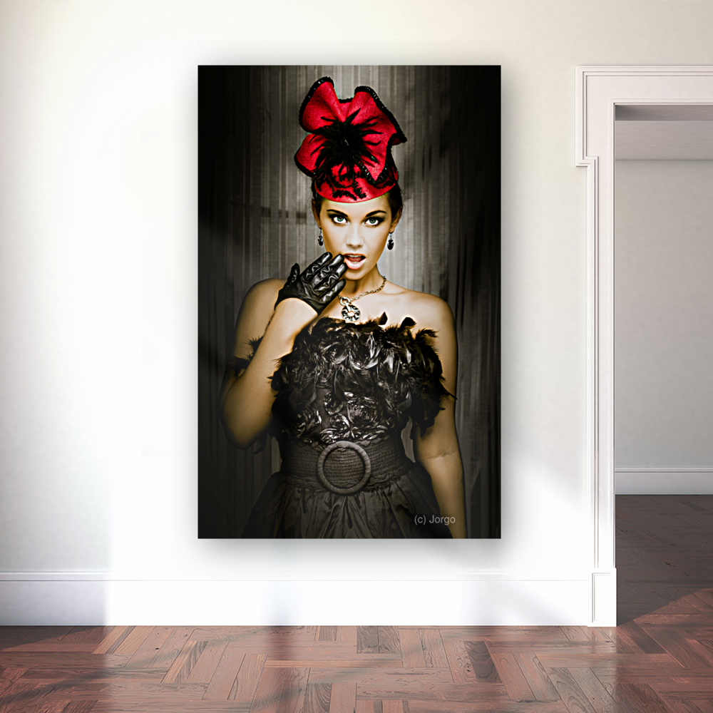 Shocked Cabaret Girl Art