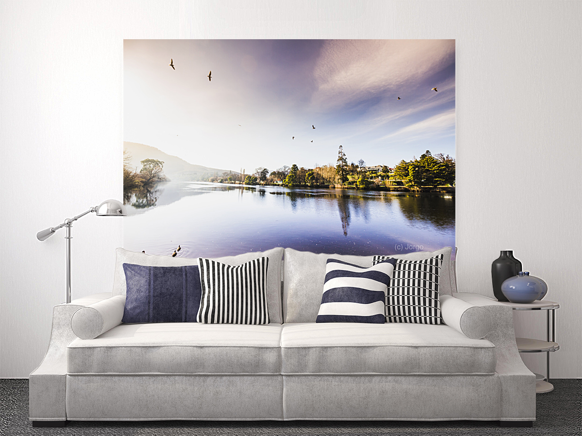 Derwent River reflections Art