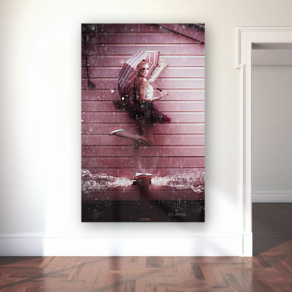 When life gives you rain make dance Art