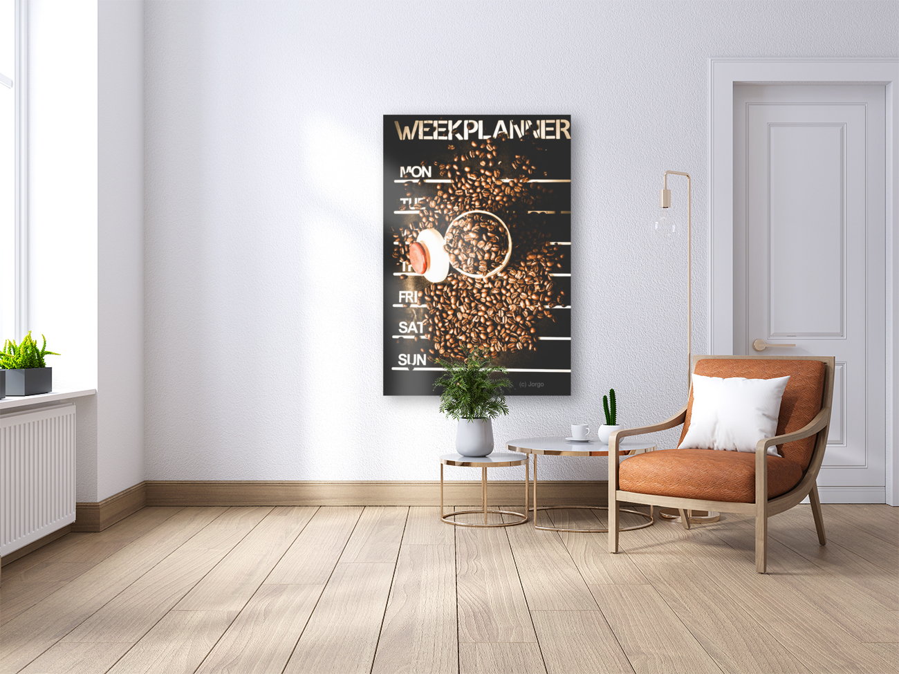 Coffee on the menu Art